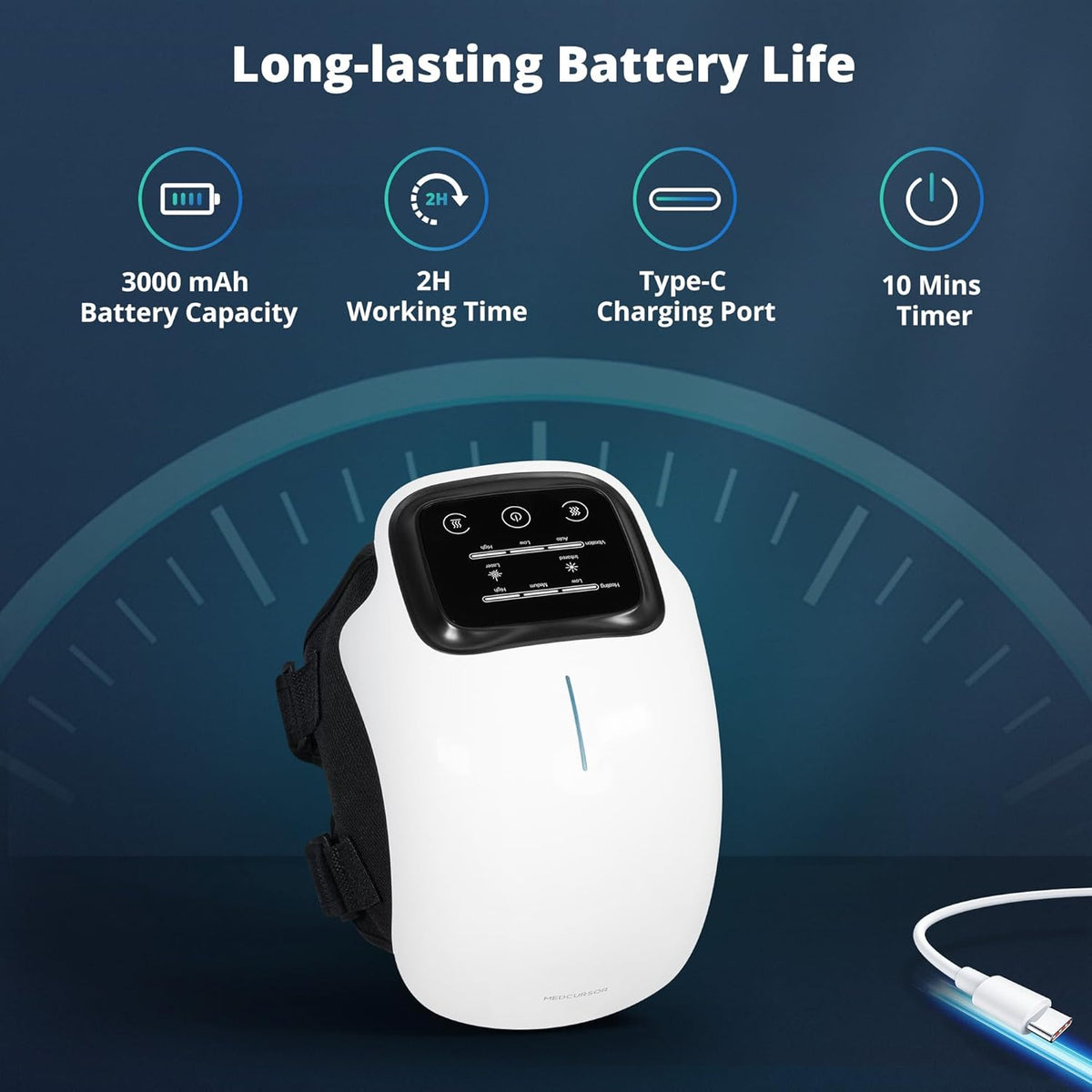 Cordless Heated Knee Massager