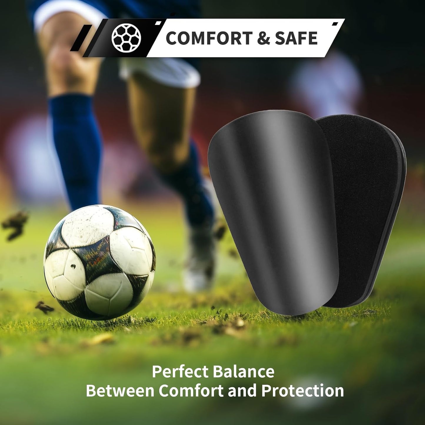 Ultra Lightweight Mini Soccer Shin Guards
