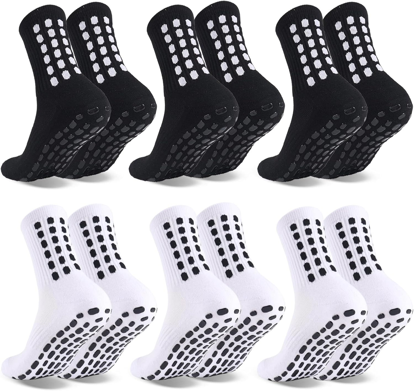 Gripped Performance Socks - 6 Pairs