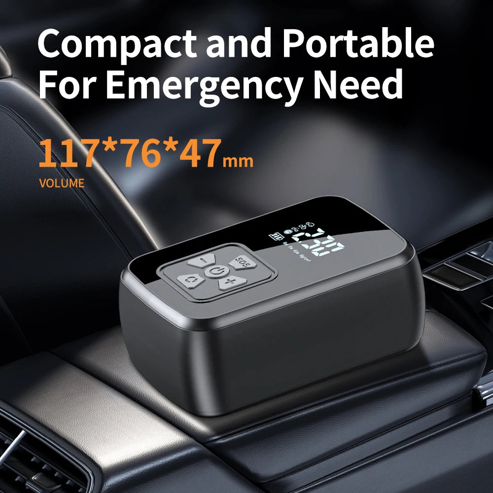 Portable Air Pump / Power Bank - Digital Display